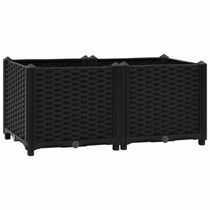 vidaXL Pakelta lysvė, 80x40x38 cm, polipropilenas