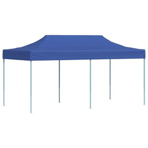 vidaXL &Scaron;ventės palapinė 291 x 580 x 315 cm Mėlyna Oksfordo audinys