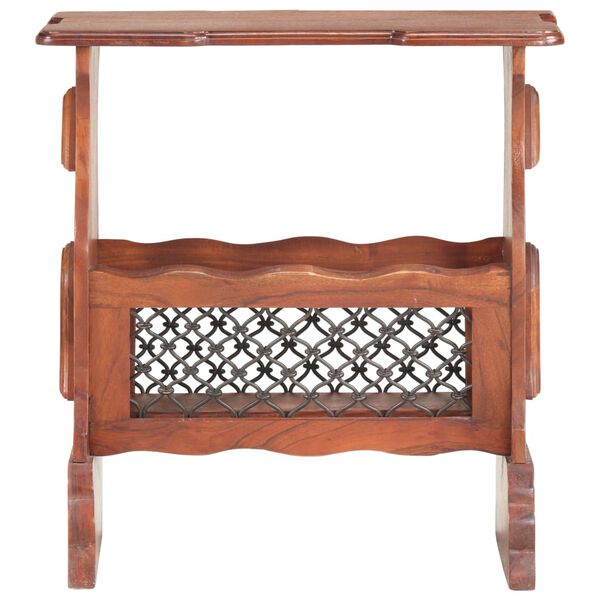 vidaXL Stovas žurnalams, 50x30x53cm, akacijos medienos masyvas