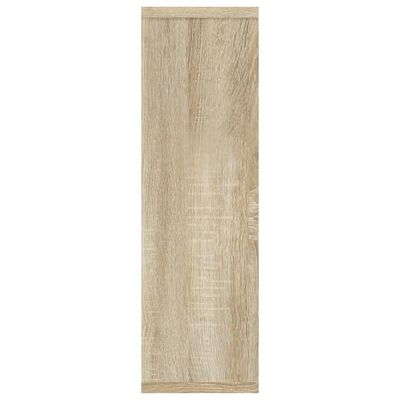 vidaXL Sieninė lentyna, ąžuolo spalvos, 85x16x52,5cm, apdirbta mediena