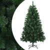 vidaXL Dirbtinė Kalėdų eglutė 120 cm PVC ir metalas Žalia