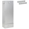 vidaXL Rūkykla 3 pcs 44,5 x 29 x 110 cm Galvanizuotas plienas