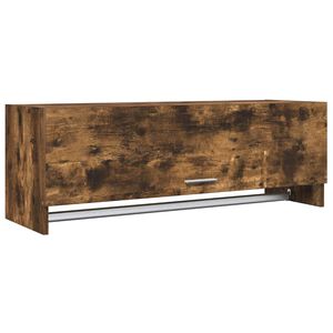 vidaXL Drabužių spinta, dūminio ąžuolo spalvos, 100x32,5x35cm, mediena