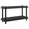 vidaXL Lentynų sistema 2 lygiai 100 x 40 x 55,5 cm PP Antracito
