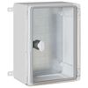 vidaXL Control Cabinet Pilka 28 x 13 x 28 cm ABS plastikas