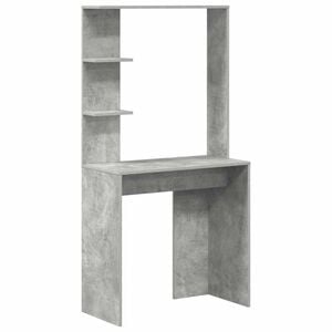 vidaXL Stalas Betono pilka Apdirbta mediena 78,5 x 37 x 154,5 cm