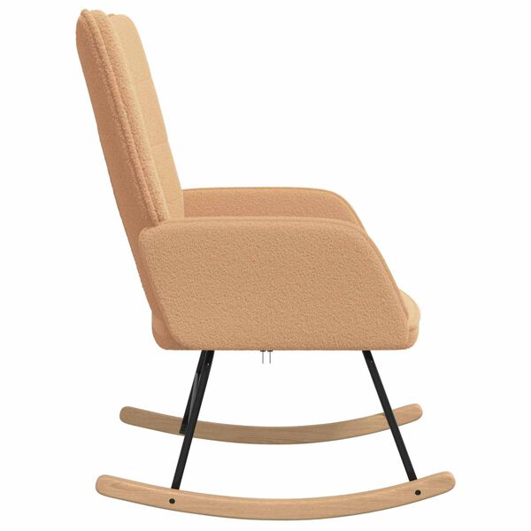 vidaXL Supamasis krėslas Smėlio &Scaron;erpos audinys