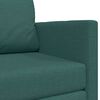 vidaXL Sofa lova 110cm Tamsiai žalia audinys