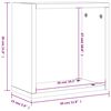 vidaXL Wall Cube lentynos 6 vnt Pilka Sonoma 30x15x30 cm