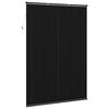 vidaXL Venecijos žaliuzės Reguliuojamas Juoda 213 x 150 cm PVC