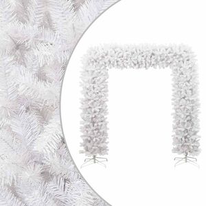 vidaXL Kalėdinė arka, baltos spalvos, 240cm