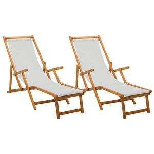 vidaXL Sulankstomas gultas 2 pcs 3 Pozicija Kietas eukalipto medis