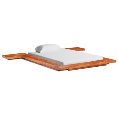 vidaXL Japoniško stiliaus lovos rėmas, 100x200cm, akacijos masyvas