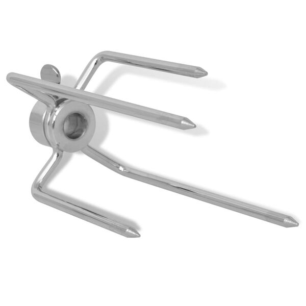 vidaXL 2 elektrinio ie&scaron;mo &scaron;akutės, plienas