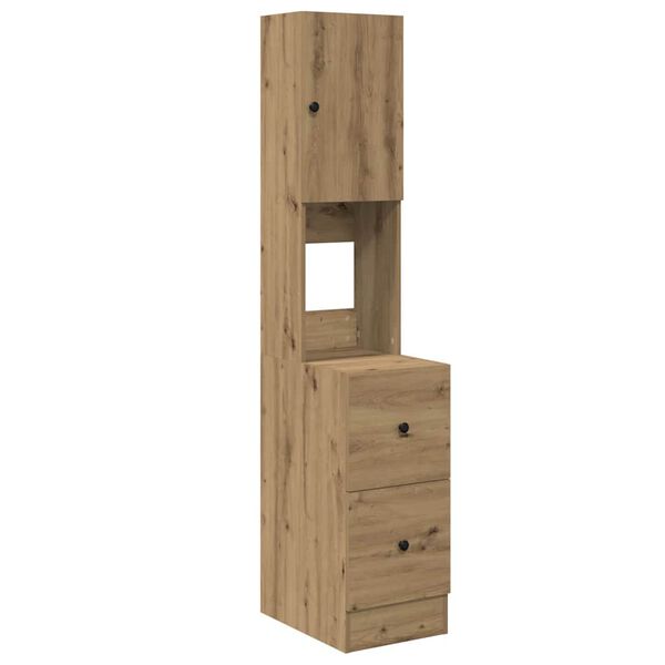 vidaXL Virtuvės bufetai su stalčių Amatininkų ąžuolas 32 x 50 x 180 cm