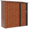 vidaXL Sodo pa&scaron;iūrės Ruda 203 x 85,5 x 200 cm Metalas
