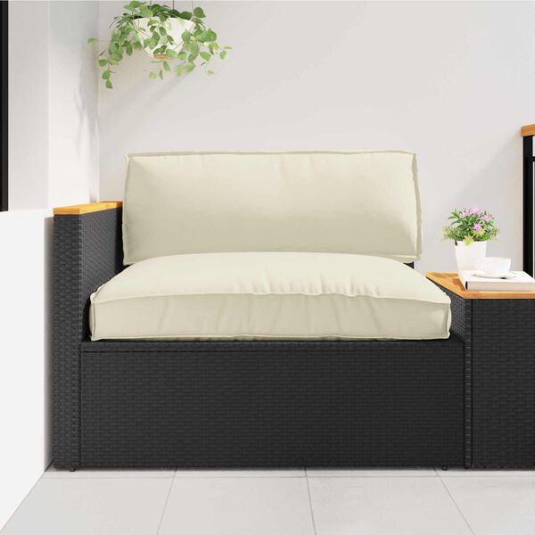 vidaXL Pallet pagalvių rinkinys 2 pcs Kreminė Oksfordo audinys