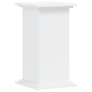vidaXL Stovas augalams, baltos spalvos, 33x33x60cm, apdirbta mediena