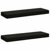 vidaXL 2 dalių suoliuko pagalvės VUGHT 2 pcs 100% poliesteris Juoda