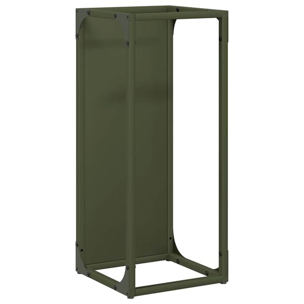 vidaXL Malkų lentyna Olive Green 25x25x60 cm Šaltai valcuotas plienas