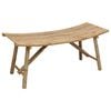 vidaXL Sodo suolas 110 x 45 x 50 cm Bambukas Natūrali Stačiakampio