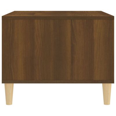 vidaXL Kavos staliukas, rudas ąžuolo, 60x50x40cm, apdirbta mediena