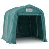 vidaXL Garažas-palapinė, žalios spalvos, 1,6x2,4m, PVC (310022+310023)