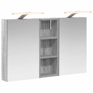 vidaXL Vonios spintos komplektas su lentyna 3 pcs 80 x 10,5 x 50 cm