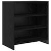 vidaXL Kabalas Juoda 70 x 41 x 75 cm Apdirbta mediena