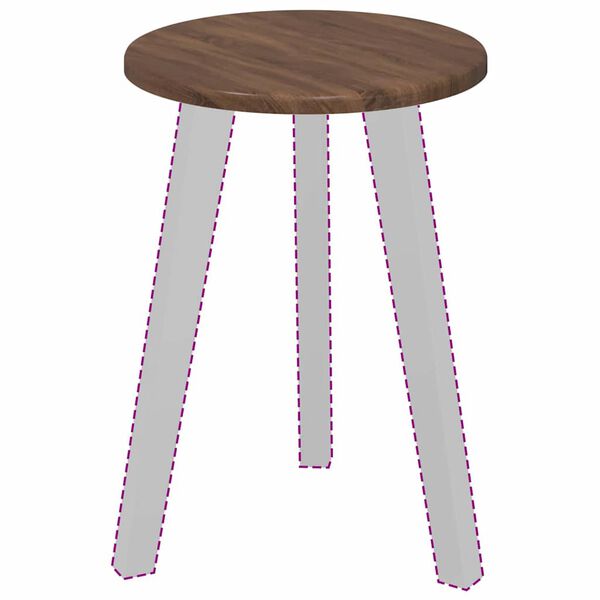 vidaXL Stalo viršus ruda ąžuolo 30 x 30 x 1,5 cm Apdirbta mediena