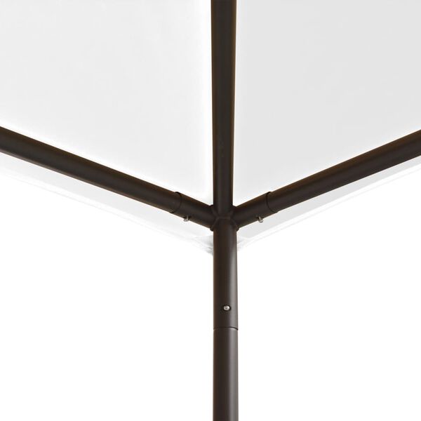 vidaXL Pavėsinė, baltos spalvos, 3x3x2,9m, 180g/m²