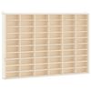 vidaXL Medinė kolekcinė vitrina su 60 skyrių, 60x4,5x40,5 cm