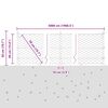 vidaXL Tvorelės stulpas Pilka 50 x 0,4 m (50 mm tinklelis)