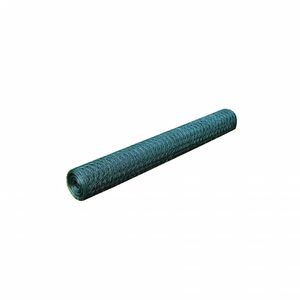 vidaXL Vielos tinklas, žalias, 25x0,5m, dengtas PVC danga