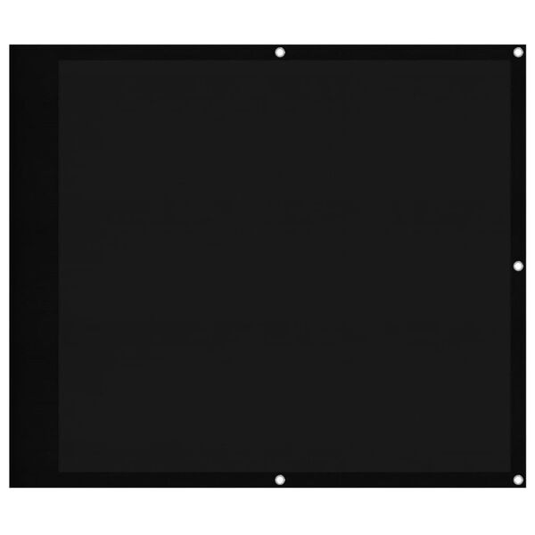 vidaXL Balkono pertvara, juoda, 90x700cm, 100% oksfordo poliesteris