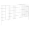 vidaXL Sodo tvora su kuoliukais 48 vnt. 115 x 50 cm Sidabrinė