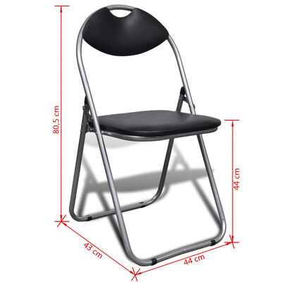 vidaXL Valgomojo kėdės, 2vnt., juodos, dirbtinė oda ir plienas