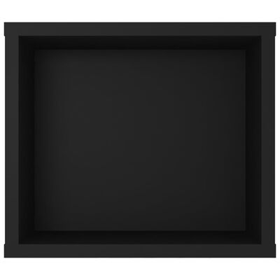 vidaXL Pakabinama televizoriaus spintelė, juoda, 100x30x26,5cm, MDP