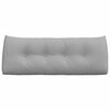 vidaXL Apsaugos Pagalvė Debesų pilka 120 x 24 x 50 cm audinys