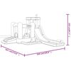 Happy Hop Batutas pilis su čiuožykla ir baseinu, 330x441x233cm