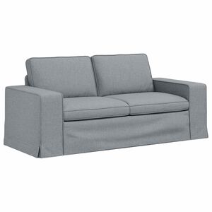 vidaXL Sofa &Scaron;viesiai pilka 182 x 80 x 82 cm audinys