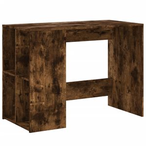 vidaXL Ra&scaron;omasis stalas, dūminio ąžuolo, 102x50x75cm, apdirbta mediena