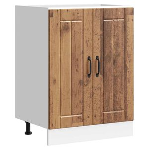 vidaXL kriauklės pagrindo spintelė "Lucca" Senos medienos