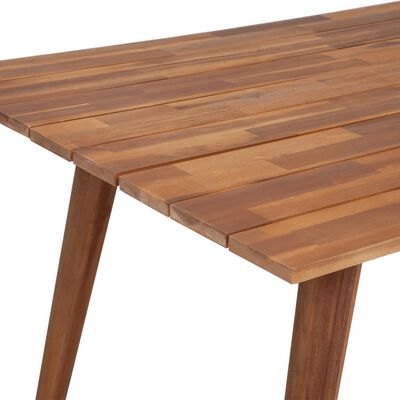 vidaXL Valgomojo stalas, tvirta akacijos mediena, 180x90x75 cm, rudas