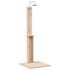 vidaXL Lauko du&scaron;as 206 cm Natūrali