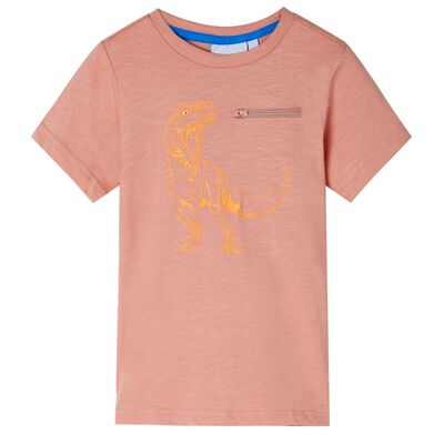 Vaikiški marškinėliai trumpomis rankovėmis, oranžiniai, 92 dydžio