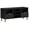vidaXL televizoriaus spintelė Juoda 100x33x46 cm Engineered Wood