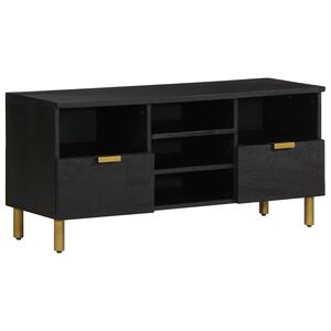 vidaXL televizoriaus spintelė Juoda 100x33x46 cm Engineered Wood