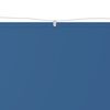 vidaXL Vertikali markizė, mėlynos spalvos, 60x420cm, oksfordo audinys