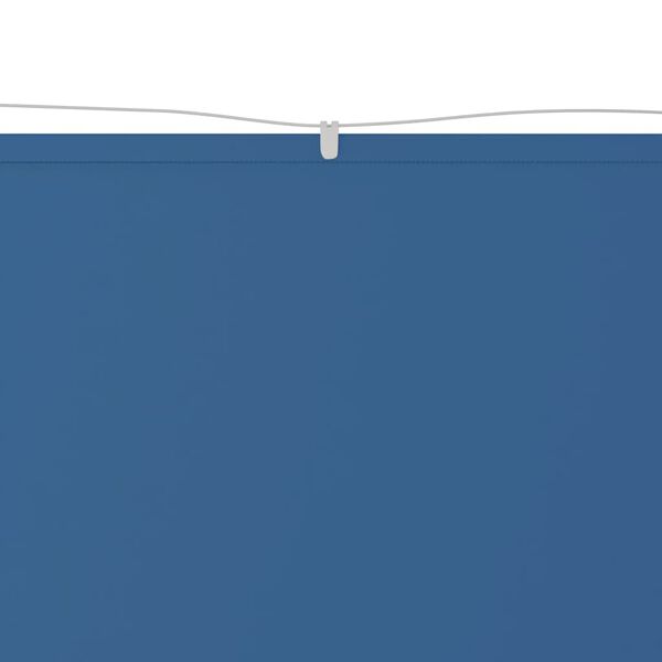 vidaXL Vertikali markizė, mėlynos spalvos, 60x420cm, oksfordo audinys